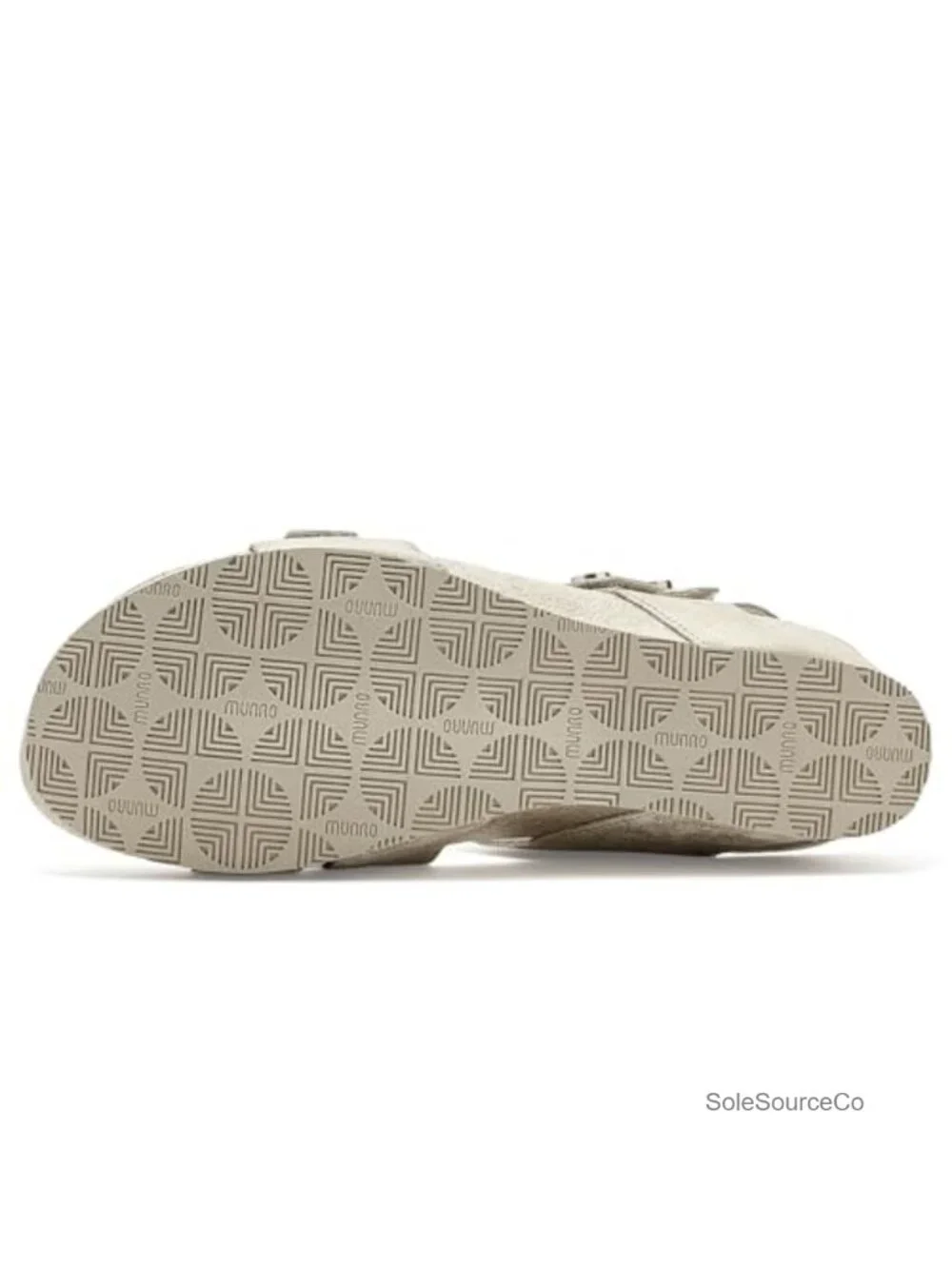 Munro Del Mar Suede Wedge Sandals Triple Adjust Hook & Loop Cream
